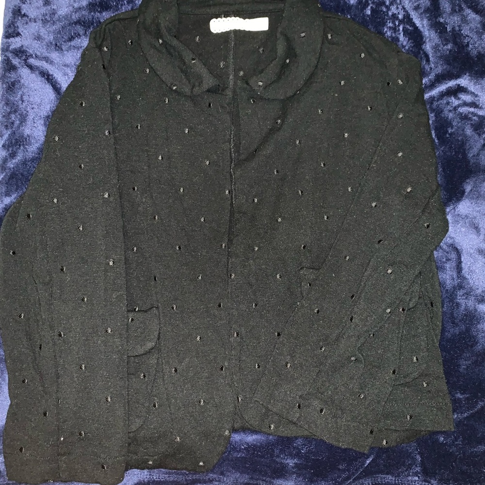 Black cardigan